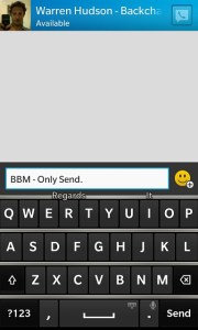 BBM-Only-Send